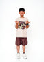 PRINTED TEE AND SHORT SET