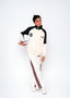 CONTRAST STRIPED EMB TRACKSUIT