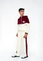 CONTRAST PANNEL HOODIE SUIT
