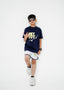 PRINTED TEE AND SHORT SET