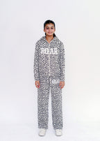 LEOPARD PRINT EMB CO ORD SET