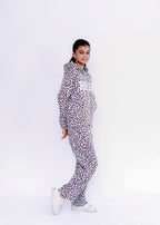 LEOPARD PRINT EMB CO ORD SET