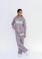 LEOPARD PRINT EMB CO ORD SET