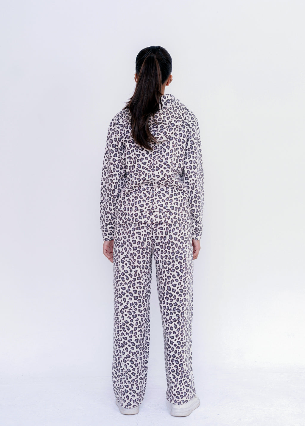 LEOPARD PRINT EMB CO ORD SET