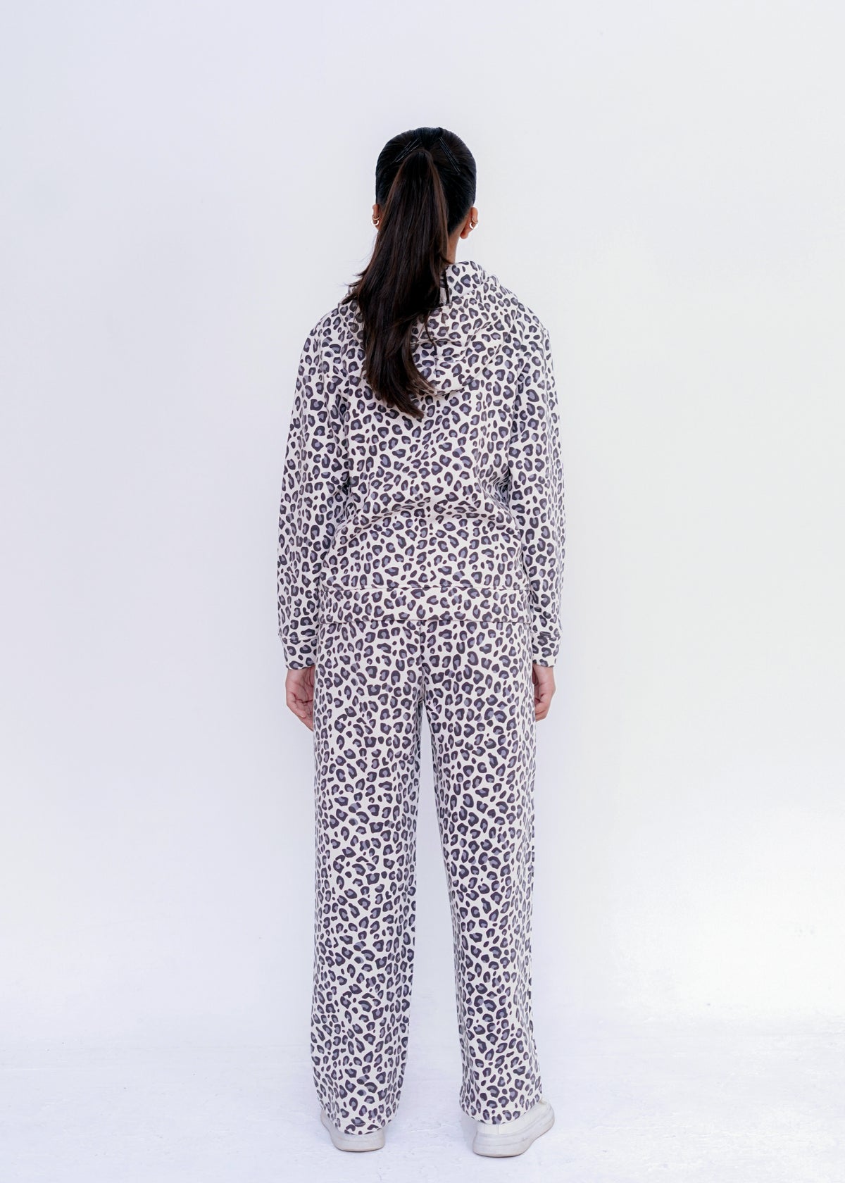 LEOPARD PRINT EMB CO ORD SET