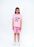 PRINTED TEE AND SHORTS SET