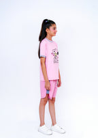 PRINTED TEE AND SHORTS SET