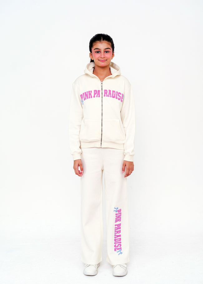 EMBROIDED HOODIE SET Main Image