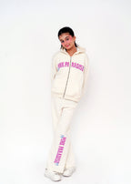 EMBROIDED HOODIE SET
