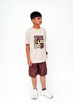 PRINTED TEE AND SHORT SET