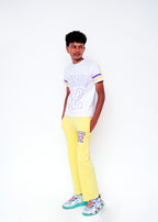CONTRAST TEE AND TROUSER