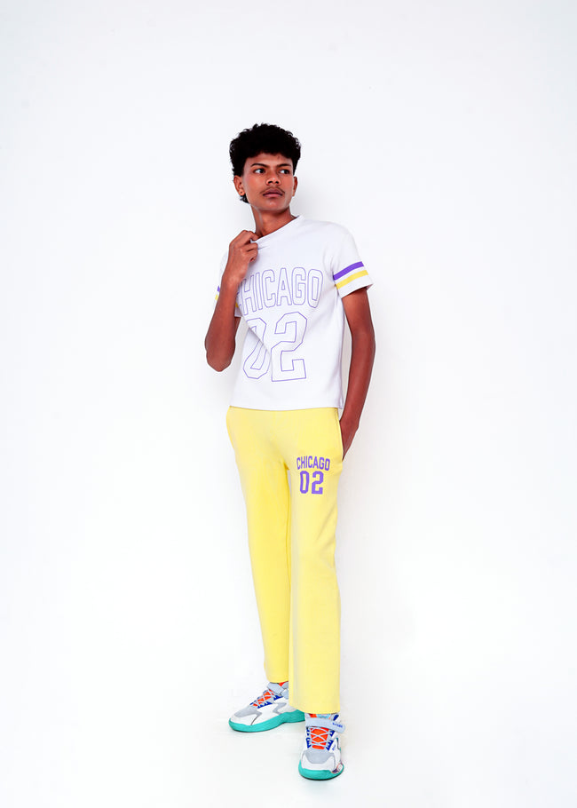CONTRAST TEE AND TROUSER Hover Image