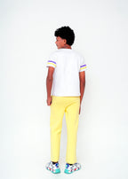 CONTRAST TEE AND TROUSER