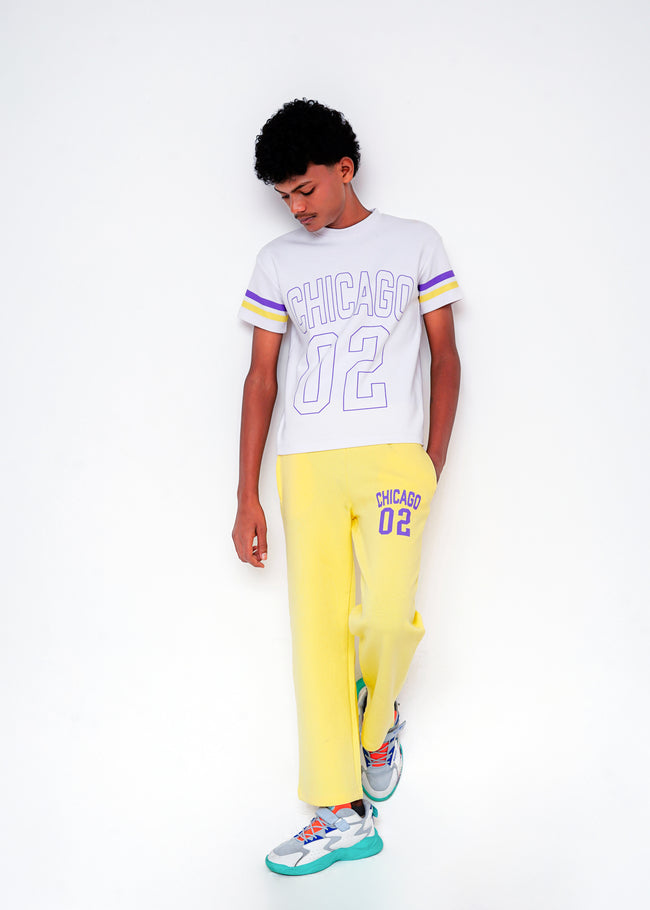 CONTRAST TEE AND TROUSER Main Image
