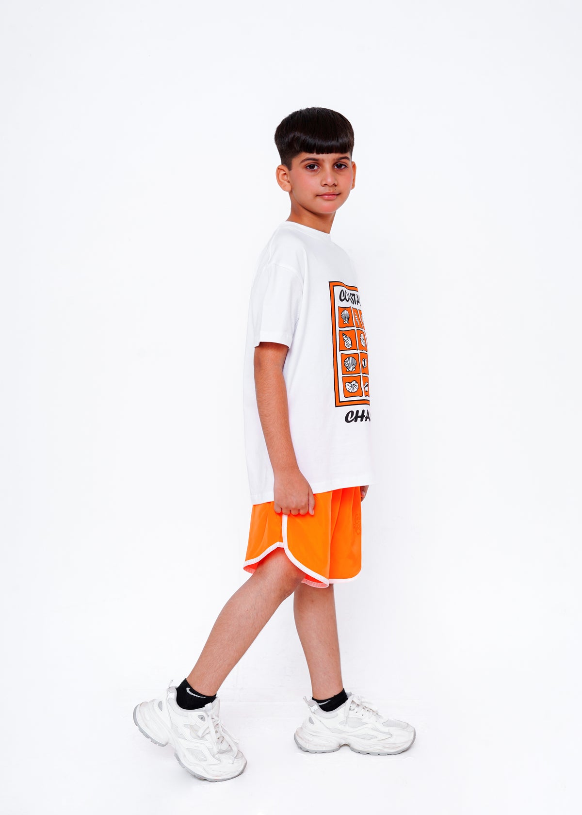 PRINTED TEE AND SHORTS SET