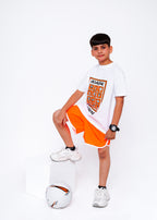 PRINTED TEE AND SHORTS SET