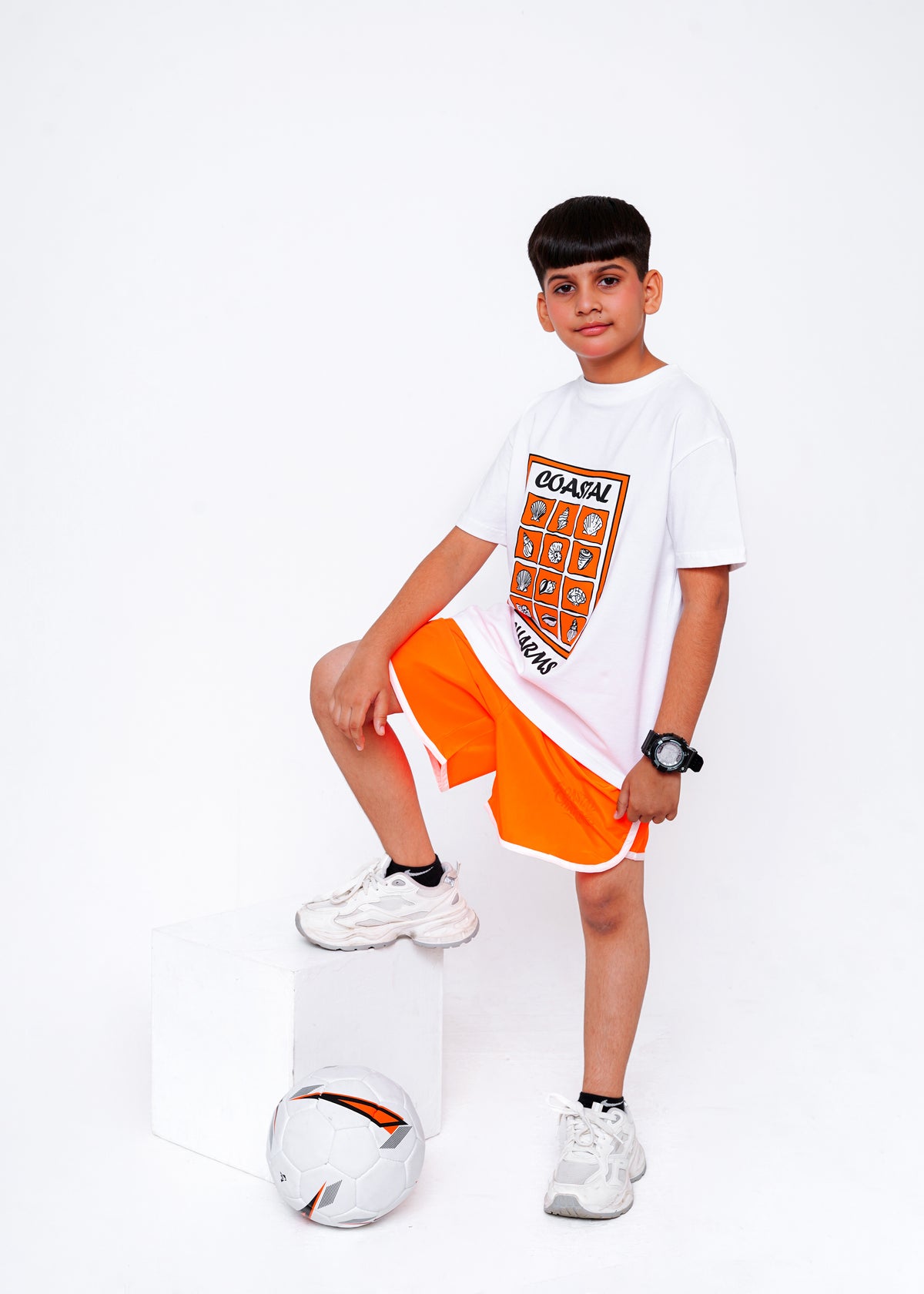 PRINTED TEE AND SHORTS SET
