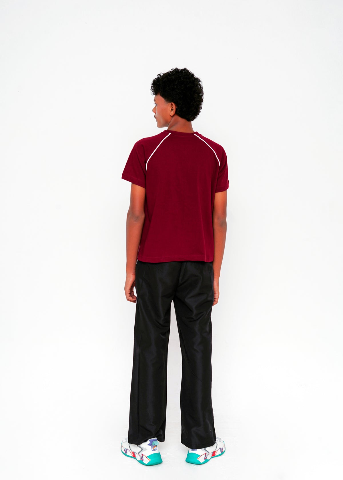 PRINTED TEE AND TROUSER SET