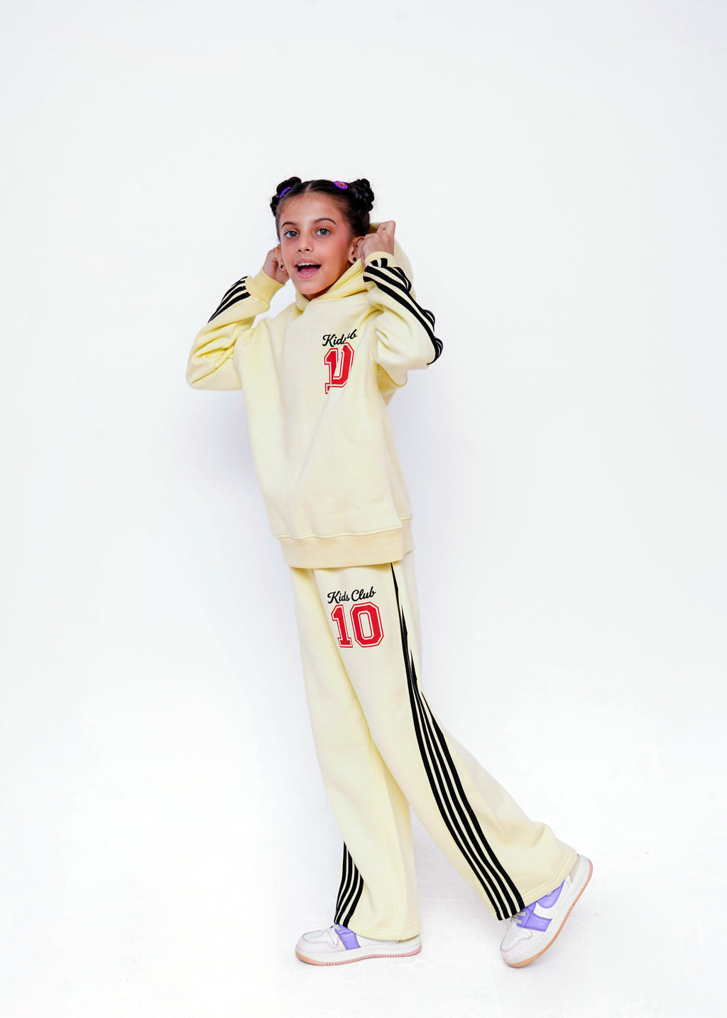 EMB STRIPE TRACKSUIT