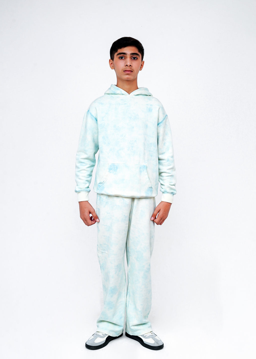 ACID WASH HOODIE AND TROUSER