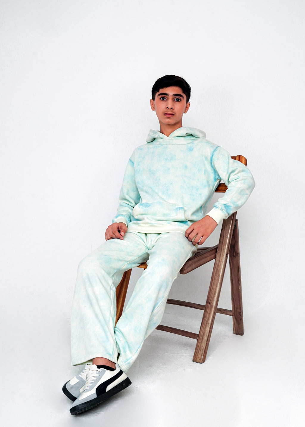 ACID WASH HOODIE AND TROUSER
