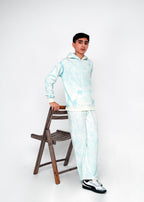 ACID WASH HOODIE AND TROUSER