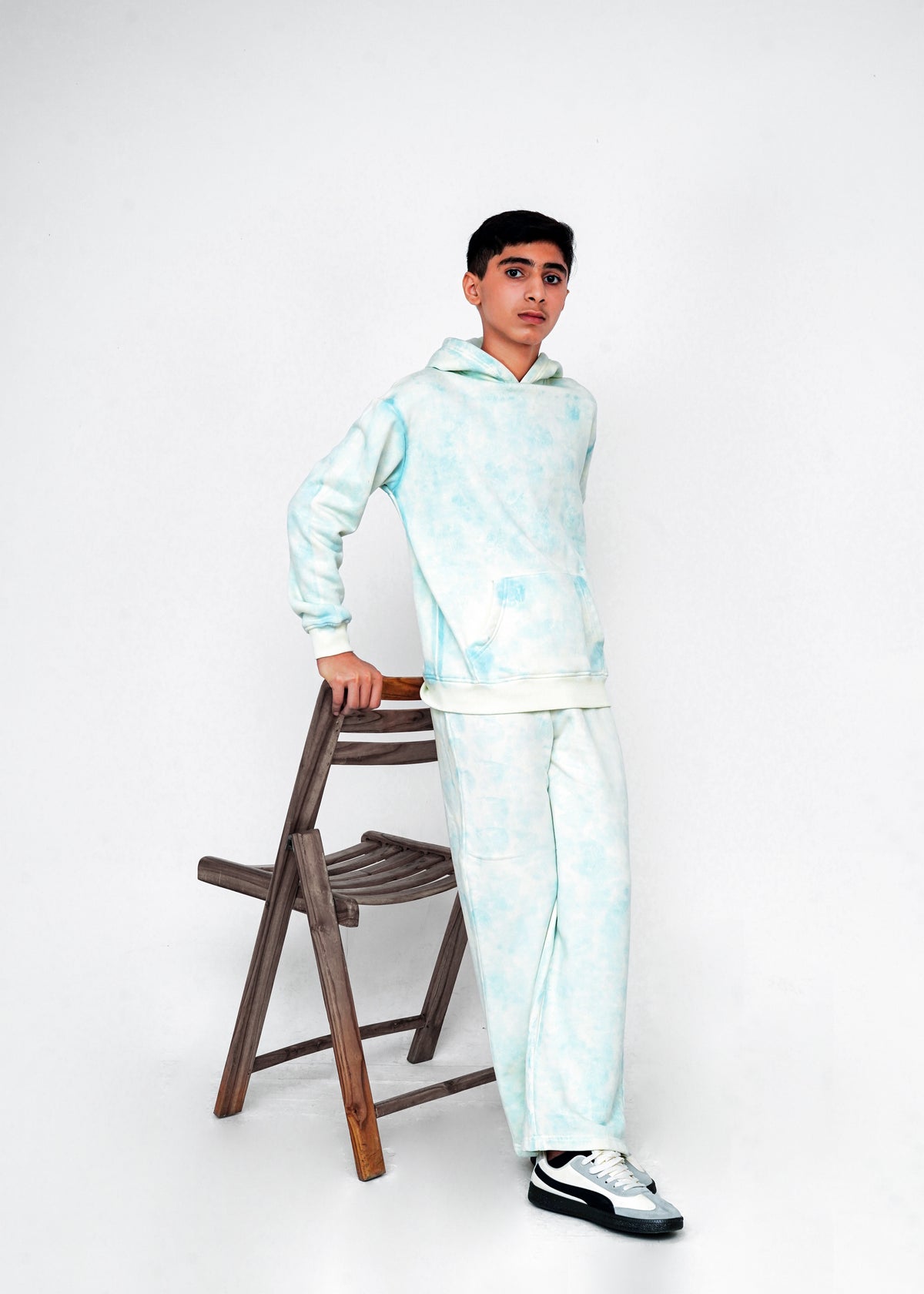 ACID WASH HOODIE AND TROUSER