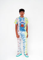 WASHED PRINTED PAIR