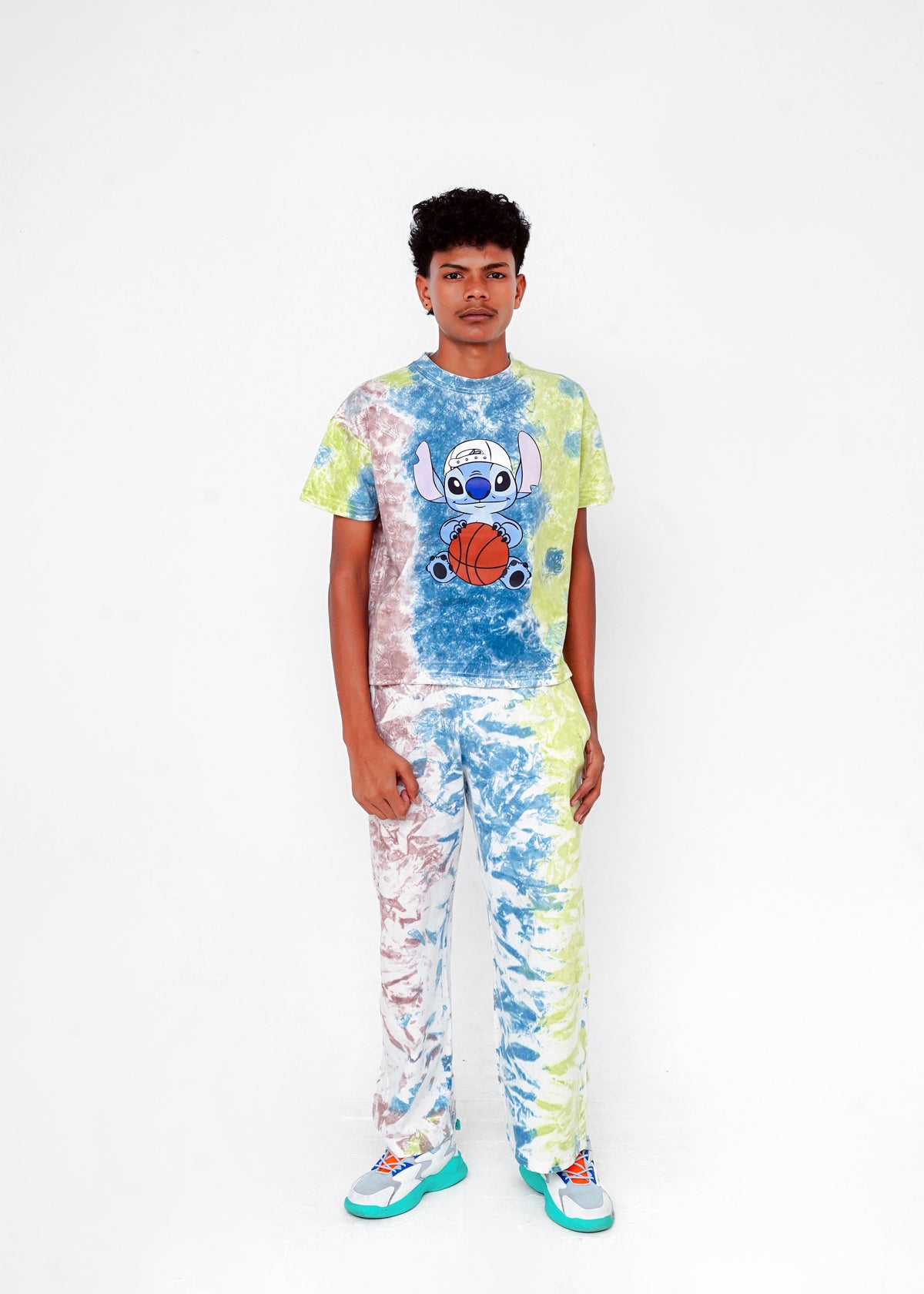 WASHED PRINTED PAIR