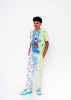 WASHED PRINTED PAIR