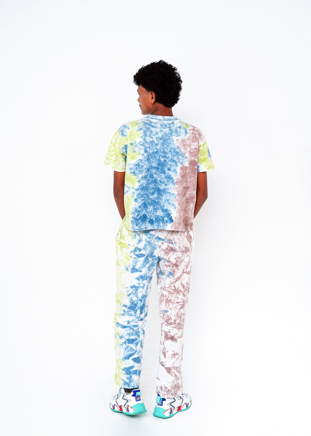 WASHED PRINTED PAIR