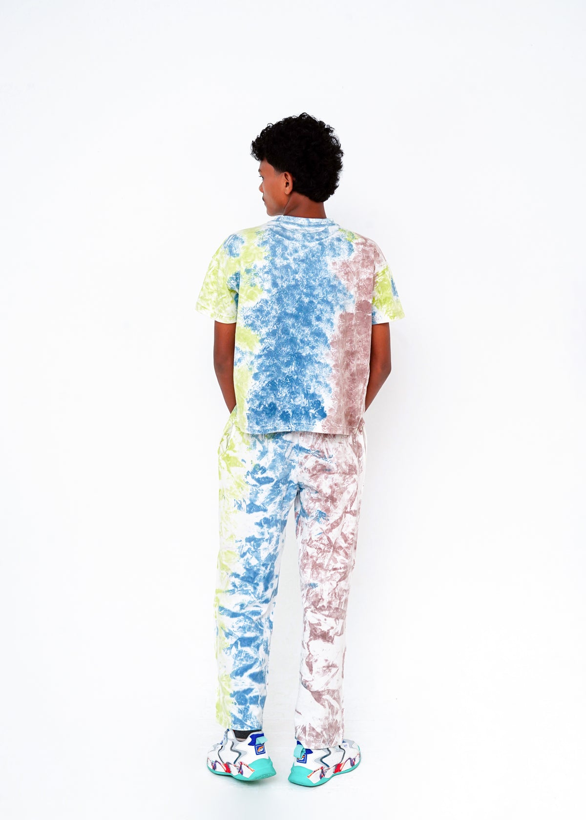 WASHED PRINTED PAIR