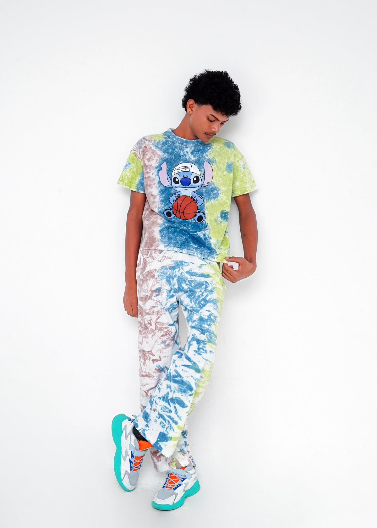 WASHED PRINTED PAIR