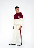 CONTRAST PANNEL HOODIE SUIT