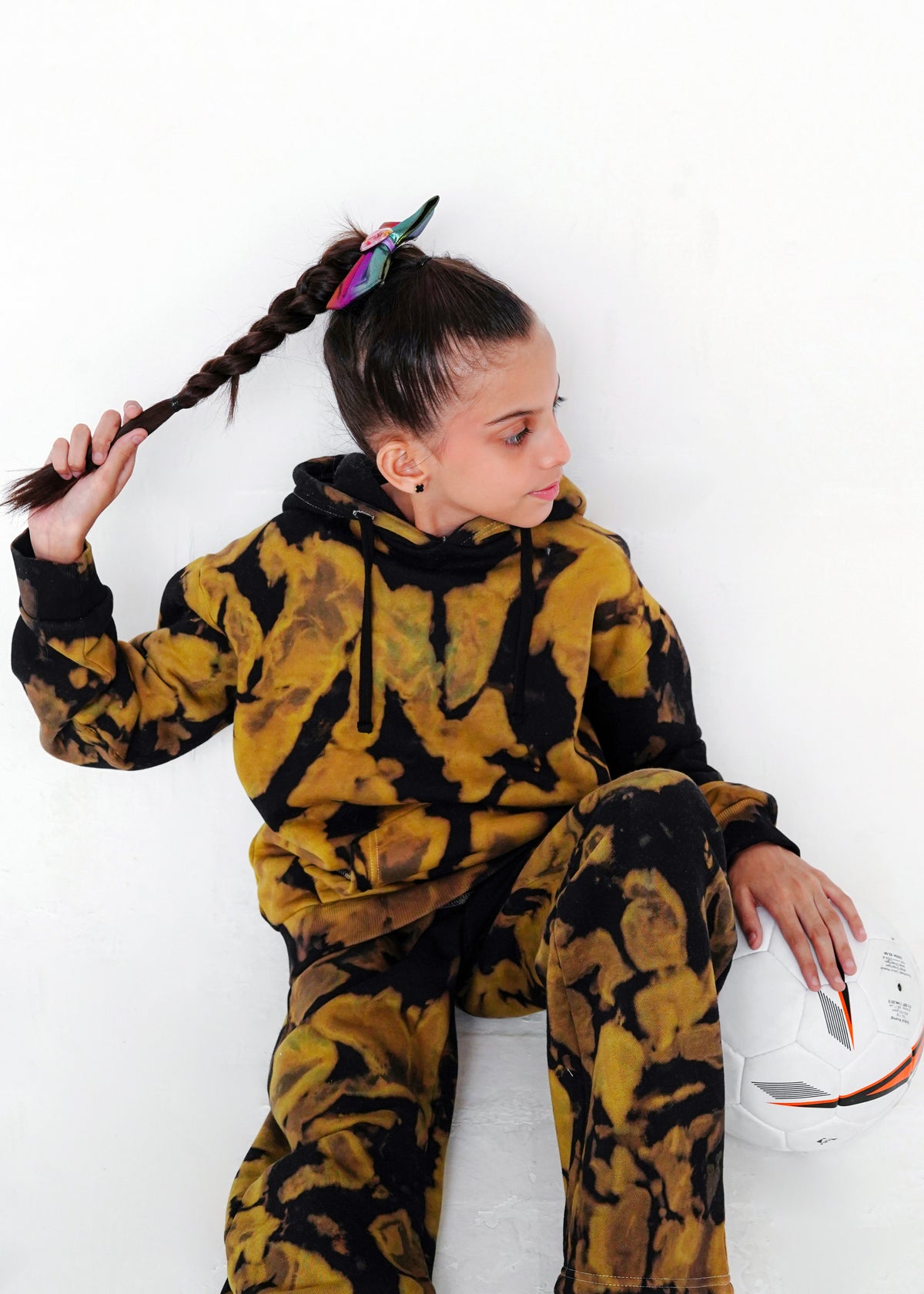 WASHED DYED HOODIE SUIT