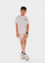 PRINTED TEE AND SHORTS