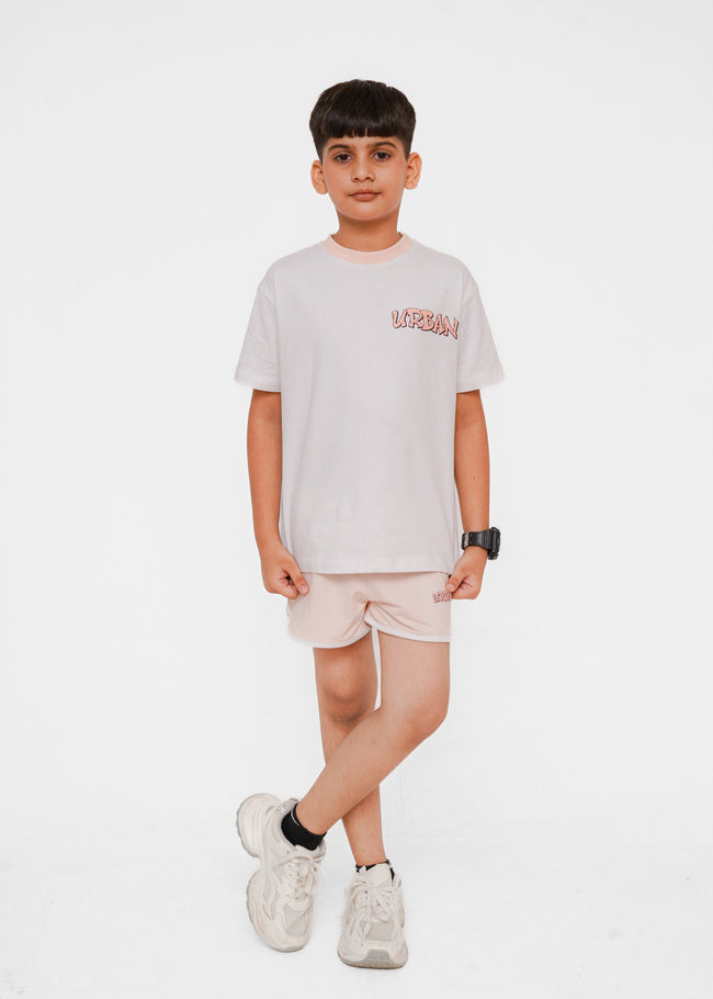 PRINTED TEE AND SHORTS Hover Image