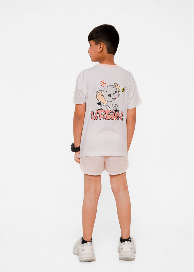 PRINTED TEE AND SHORTS Main Image