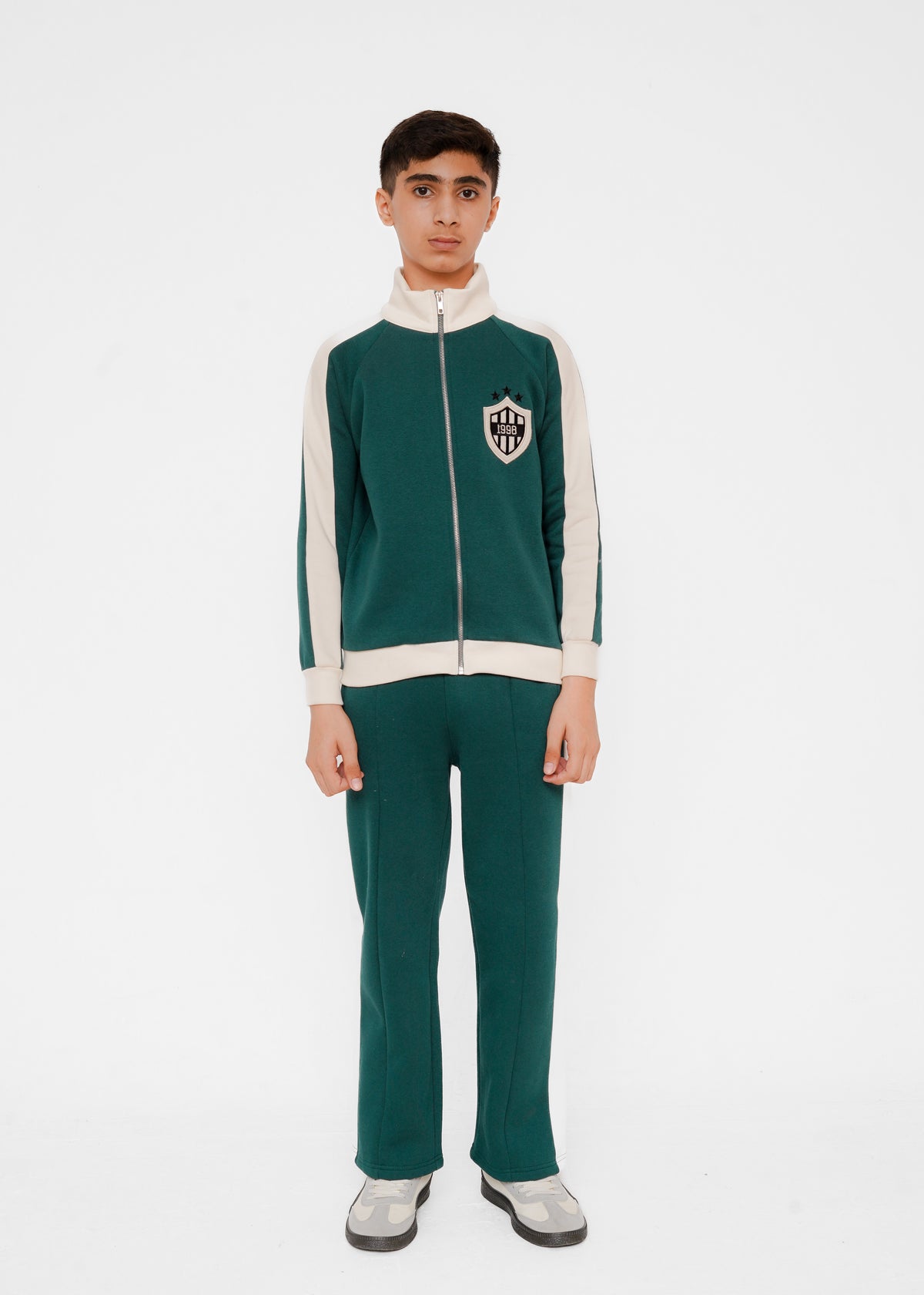 CONTRAST PANNEL UPPER WITH TROUSER