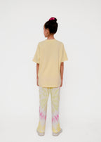 PRINTED TEE WITH DYED WASH TROUSER