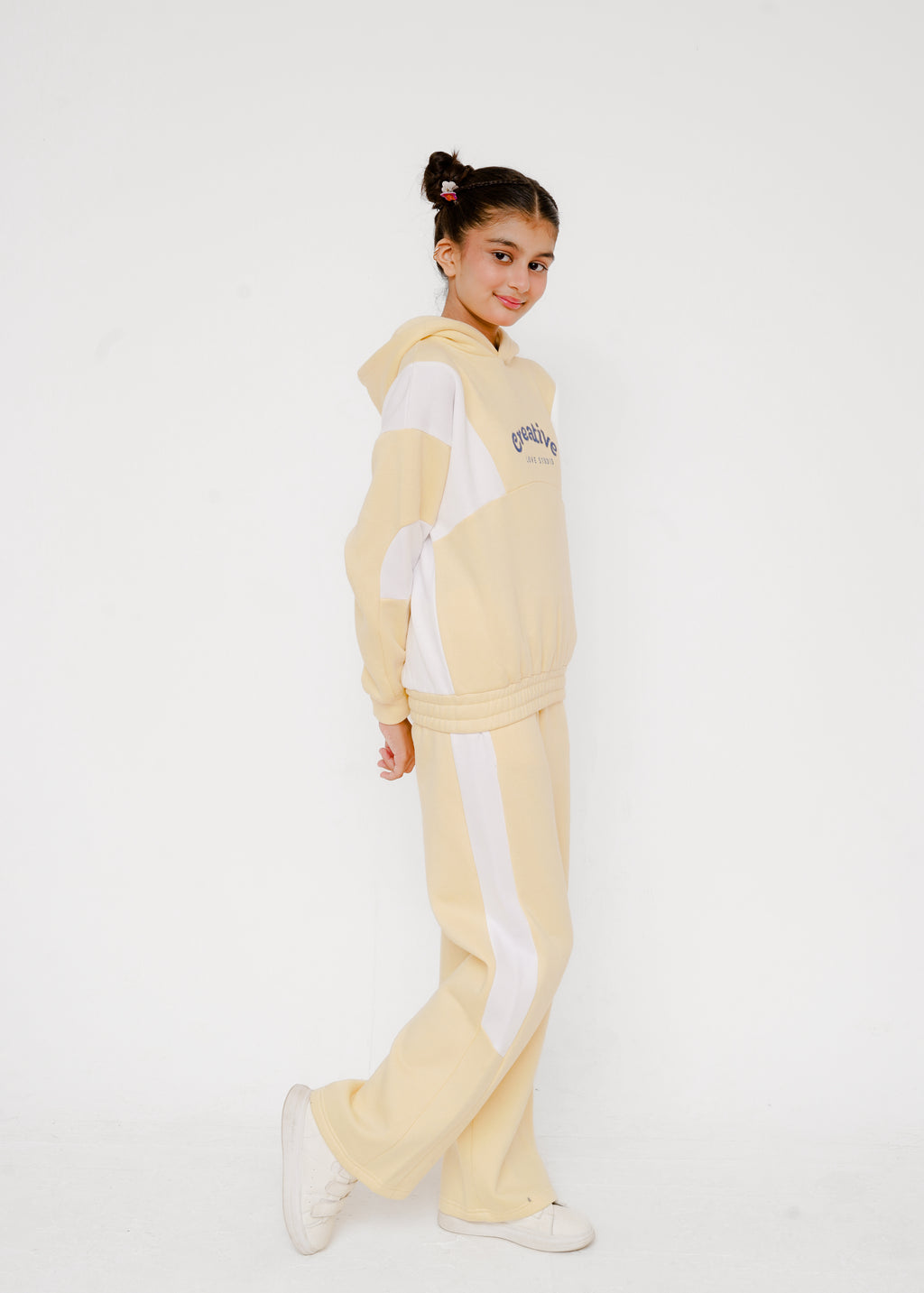 PANNELLED PRINTED HOODIE SUIT