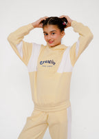 PANNELLED PRINTED HOODIE SUIT