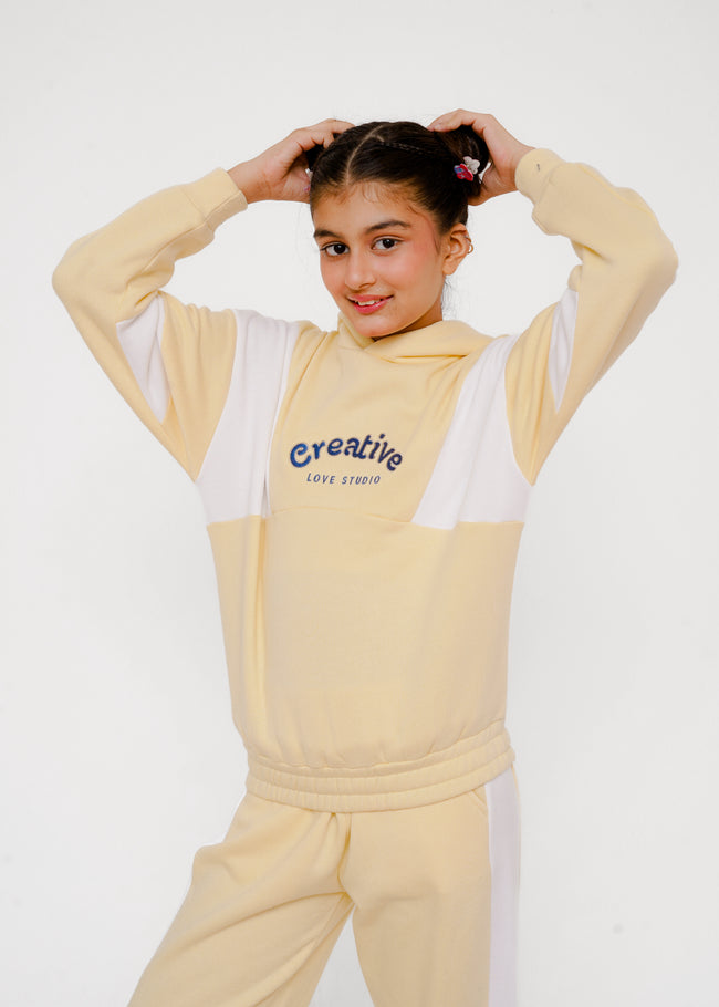 PANNELLED PRINTED HOODIE SUIT Main Image