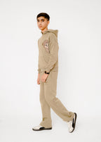 EMB TEDDY HOODIE SUIT