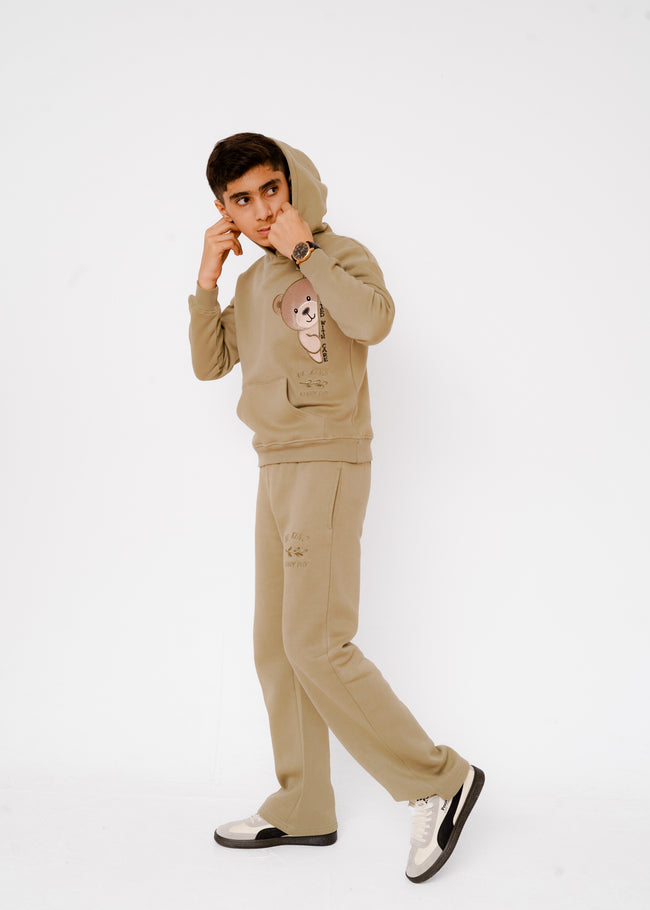 EMB TEDDY HOODIE SUIT Main Image