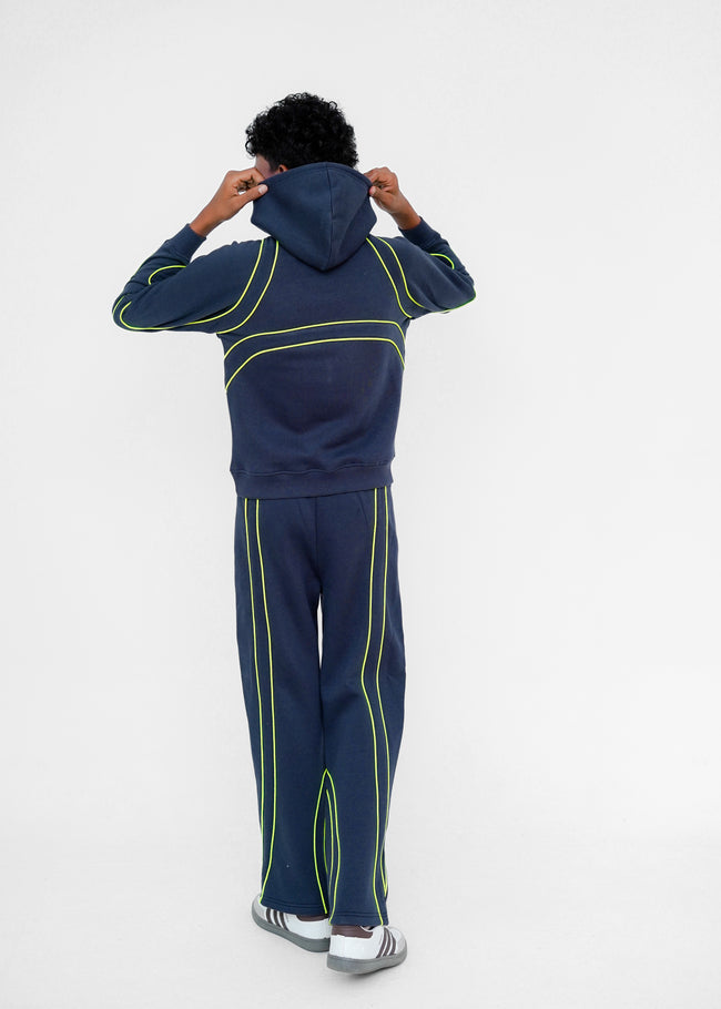 PRINTED TRIM HOODIE SUIT Main Image