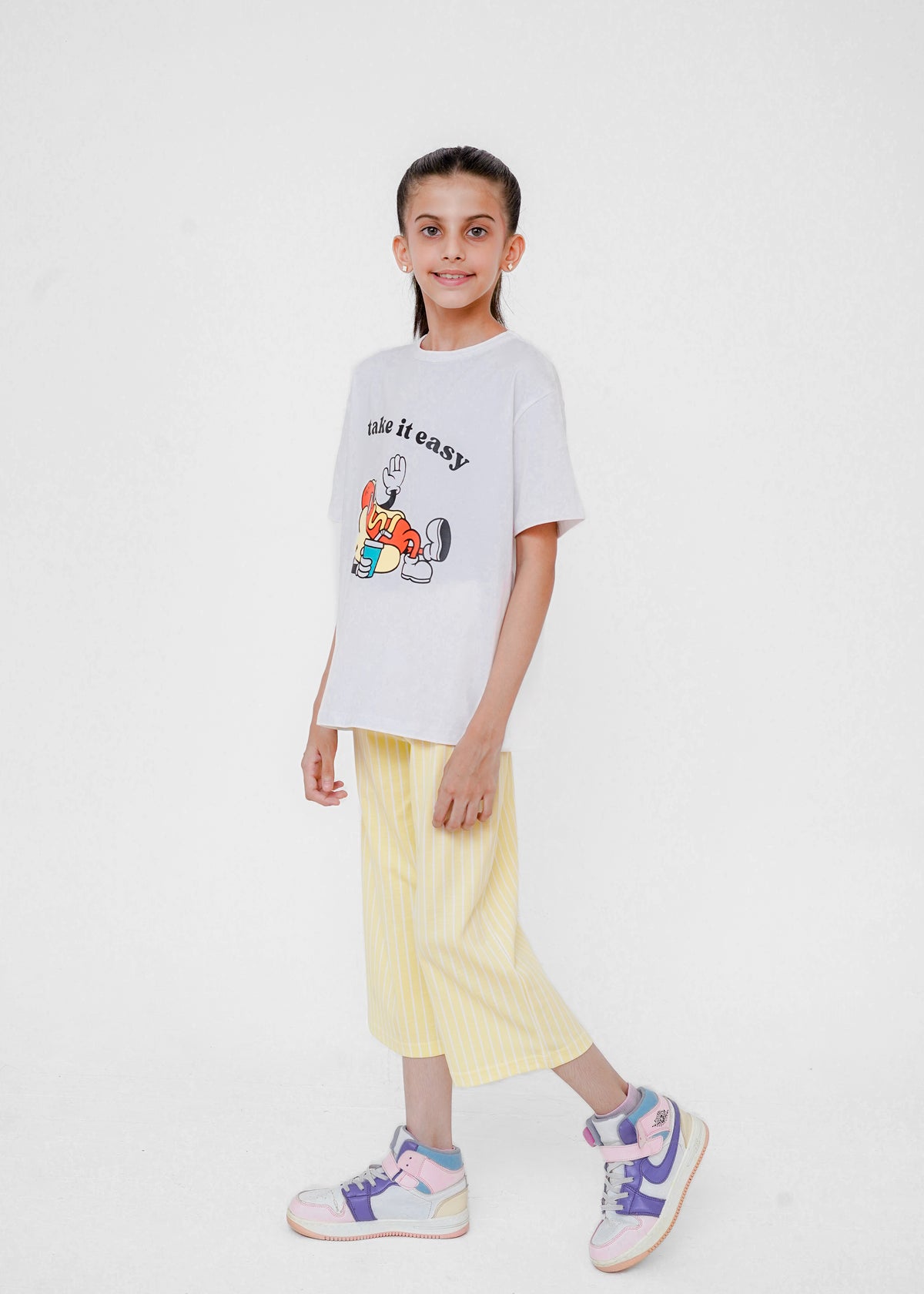 PRINTED TEE AND TROUSER