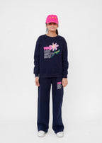 PUFF PRINT SWEAT SUIT