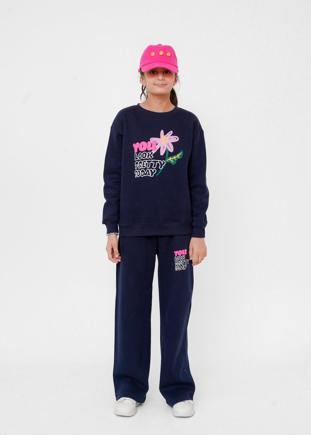 PUFF PRINT SWEAT SUIT