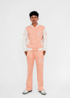 EMB SWEAT JACKET SUIT